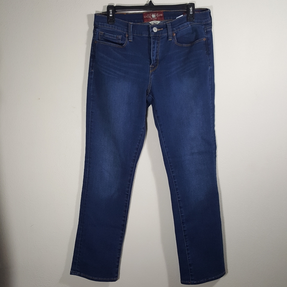 Lucky Brand Sofia straight jeans size 12